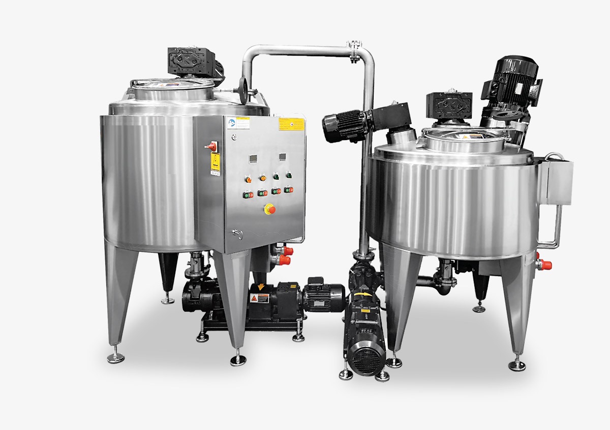 Gofret Kremalı Karıştırıcı ve Gofret Kremalı Stok Tankı